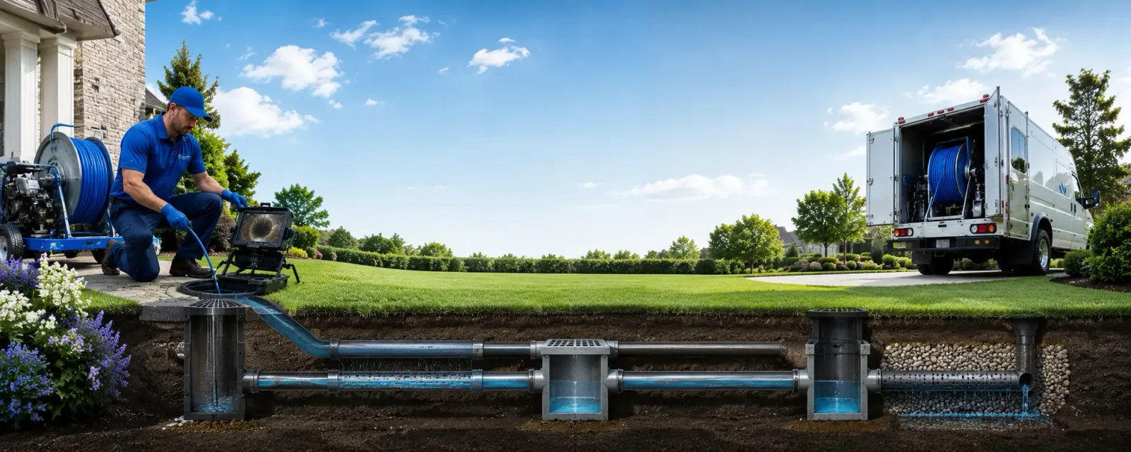 Outdoor drain cleaning information for Edgerton, OH